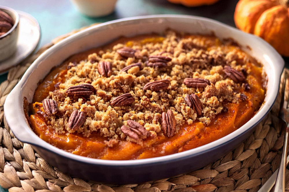 Delicious Sweet Potato Casserole With Pecans Recipe To Try Today