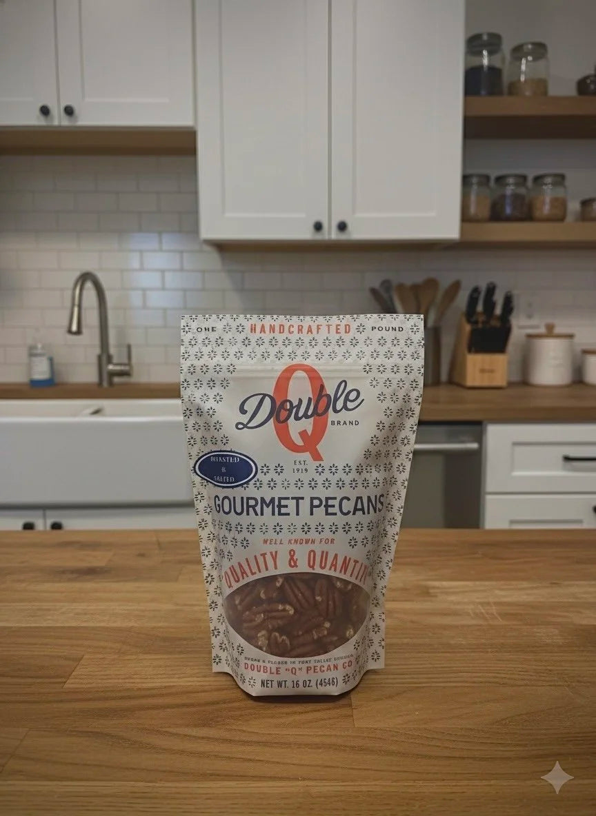 1lb Roasted & Salted Pecan Halves